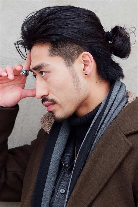 asian men long hair style